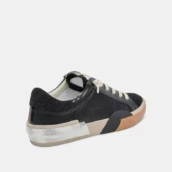 Dolce Vita ZINA SNEAKERS ONYX EMBOSSED LEATHER -Modish Shoe DOLCEVITA SNEAKERS ZINA ONYXEMBOSSEDLEATHER 03