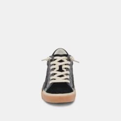Dolce Vita ZINA SNEAKERS ONYX EMBOSSED LEATHER -Modish Shoe DOLCEVITA SNEAKERS ZINA ONYXEMBOSSEDLEATHER 04