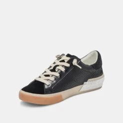 Dolce Vita ZINA SNEAKERS ONYX EMBOSSED LEATHER -Modish Shoe DOLCEVITA SNEAKERS ZINA ONYXEMBOSSEDLEATHER 09