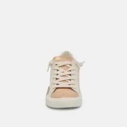 Dolce Vita ZINA SNEAKERS SAND EMBOSSED LEATHER -Modish Shoe DOLCEVITA SNEAKERS ZINA SANDEMBOSSEDLEATHER 04