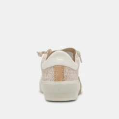 Dolce Vita ZINA SNEAKERS SAND EMBOSSED LEATHER -Modish Shoe DOLCEVITA SNEAKERS ZINA SANDEMBOSSEDLEATHER 05