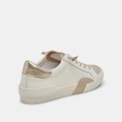 ZINA SNEAKERS WHITE GOLD LEATHER 15 ZINA SNEAKERS WHITE GOLD LEATHER -Modish Shoe DOLCEVITA SNEAKERS ZINA WHITE GOLDLEATHER 03