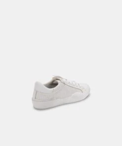 ZINA SNEAKERS WHITE PERFORATED LEATHER -Modish Shoe DOLCEVITA SNEAKERS ZINA WHITE PERFORATED LEATHER BACK