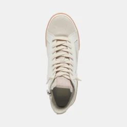 Dolce Vita ZOHARA SNEAKERS WHITE TAN LEATHER -Modish Shoe DOLCEVITA SNEAKERS ZOHARA WHITETANLEATHER 06