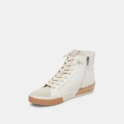 Dolce Vita ZOHARA SNEAKERS WHITE TAN LEATHER -Modish Shoe DOLCEVITA SNEAKERS ZOHARA WHITETANLEATHER 08