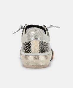ZINA SNEAKERS MERCURY LEATHER -Modish Shoe DOLCEVITA SNEAKER ZINA MERCURYMETALLICLEATHER 05