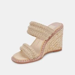 ABIGAL WEDGES LT NATURAL RAFFIA -Modish Shoe DOLCEVITA WEDGES ABIGAL LTNATURALRAFFIA 08