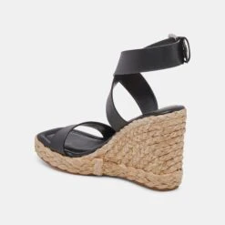 ALDONA WEDGES BLACK LEATHER 13 ALDONA WEDGES BLACK LEATHER -Modish Shoe DOLCEVITA WEDGES ALDONA BLACKLEATHER 09