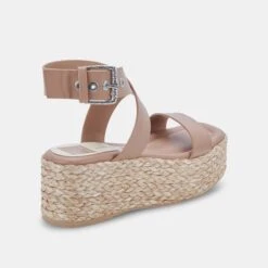 CANNES SANDALS CAFE LEATHER -Modish Shoe DOLCEVITA WEDGES CANNES CAFELEATHER 03