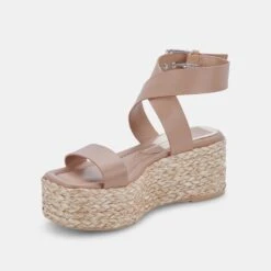 CANNES SANDALS CAFE LEATHER -Modish Shoe DOLCEVITA WEDGES CANNES CAFELEATHER 08