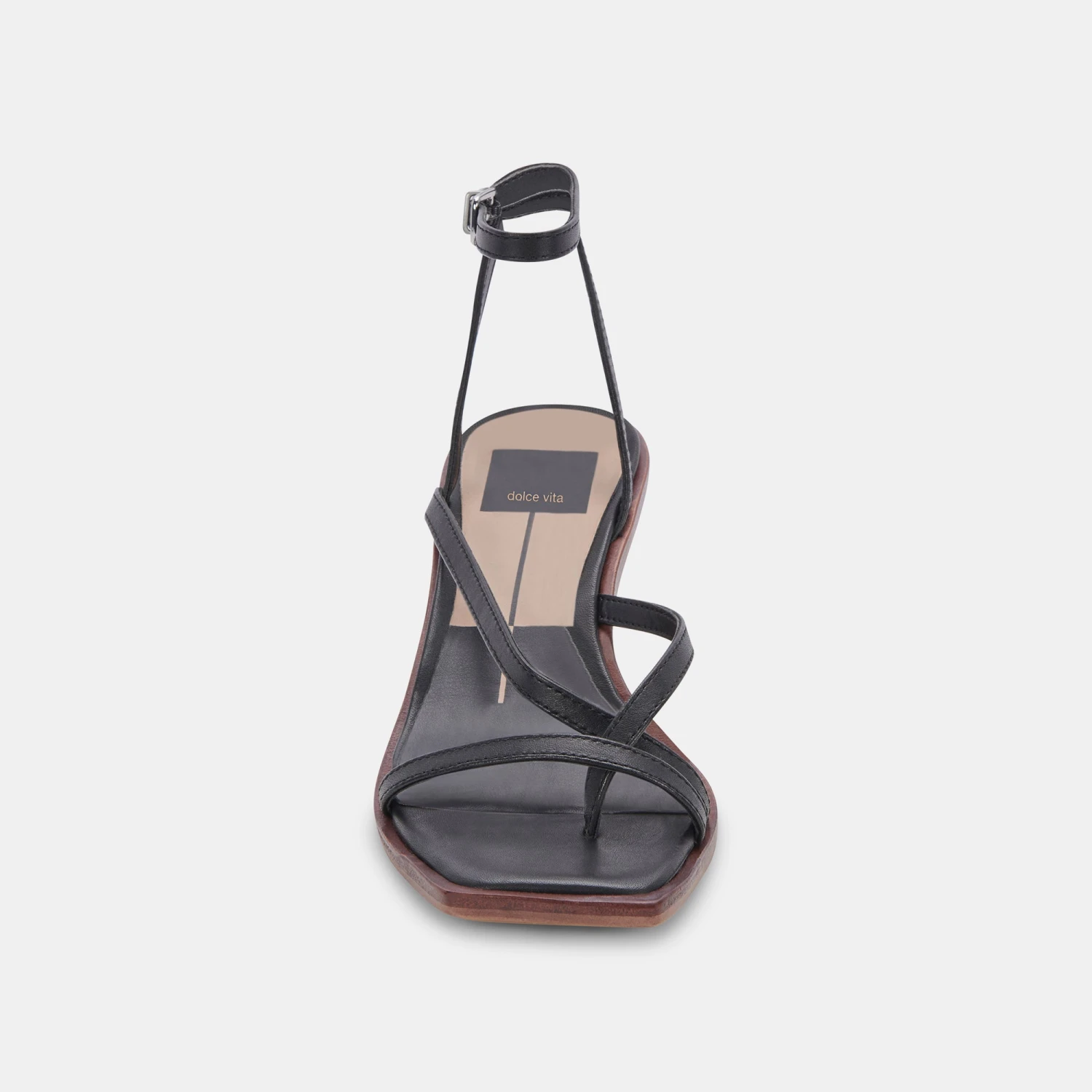 GEMINI WEDGES BLACK LEATHER 7 GEMINI WEDGES BLACK LEATHER - Image 7