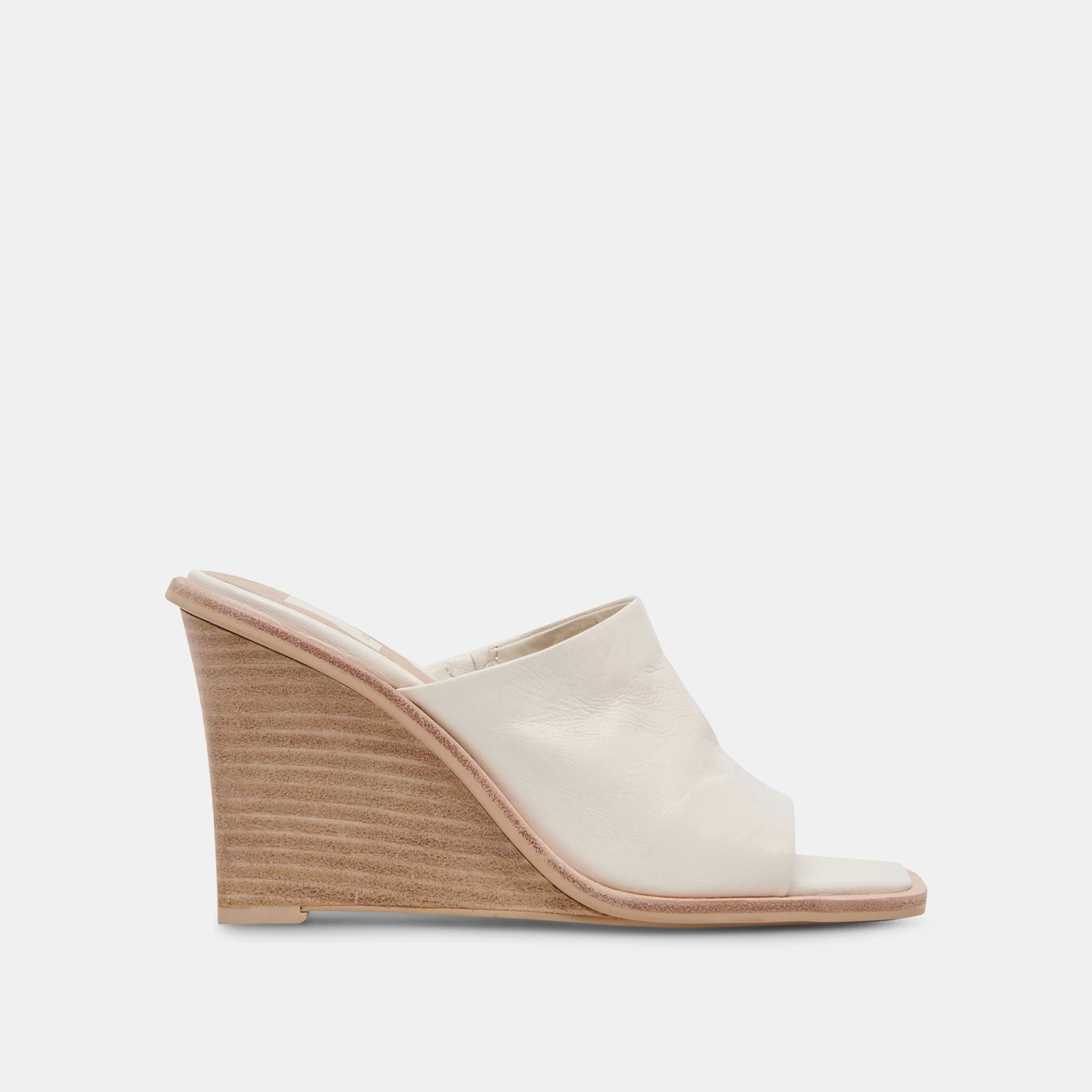 Dolce Vita GILDED WEDGES IVORY LEATHER 1 Dolce Vita GILDED WEDGES IVORY LEATHER