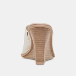 Dolce Vita GILDED WEDGES IVORY LEATHER 15 Dolce Vita GILDED WEDGES IVORY LEATHER -Modish Shoe DOLCEVITA WEDGES GILDED IVORYLEATHER 05