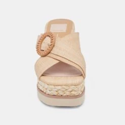 LUIZ WEDGES LT NATURAL RAFFIA -Modish Shoe DOLCEVITA WEDGES LUIZ LTNATURALRAFFIA 4