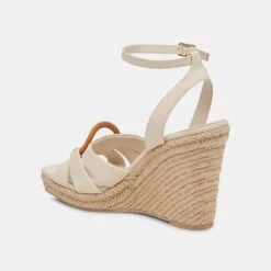 MAZE WEDGES IVORY LEATHER -Modish Shoe DOLCEVITA WEDGES MAZE IVORYLEATHER 09