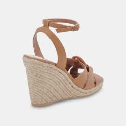 MAZE WEDGES LUGGAGE LEATHER -Modish Shoe DOLCEVITA WEDGES MAZE LUGGAGELEATHER 03