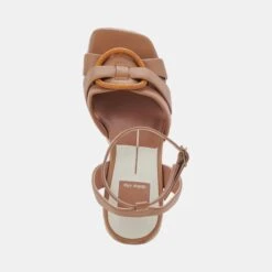 MAZE WEDGES LUGGAGE LEATHER -Modish Shoe DOLCEVITA WEDGES MAZE LUGGAGELEATHER 06