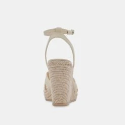 MAZE WEDGES WHEAT RAFFIA -Modish Shoe DOLCEVITA WEDGES MAZE WHEATWOVEN 05