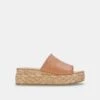 PABLOS SANDALS HONEY LEATHER