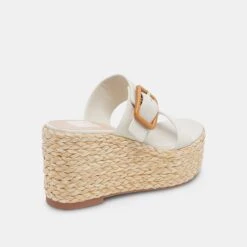 THORIN WEDGES IVORY LEATHER -Modish Shoe DOLCEVITA WEDGES THORIN IVORYLEATHER 03
