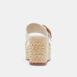 THORIN WEDGES IVORY LEATHER -Modish Shoe DOLCEVITA WEDGES THORIN IVORYLEATHER 05