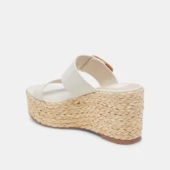 THORIN WEDGES IVORY LEATHER -Modish Shoe DOLCEVITA WEDGES THORIN IVORYLEATHER 09