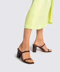 NOLES HEELS TORTOISE -Modish Shoe DOLCEVITA ON FOOT NOLES TORTOISE