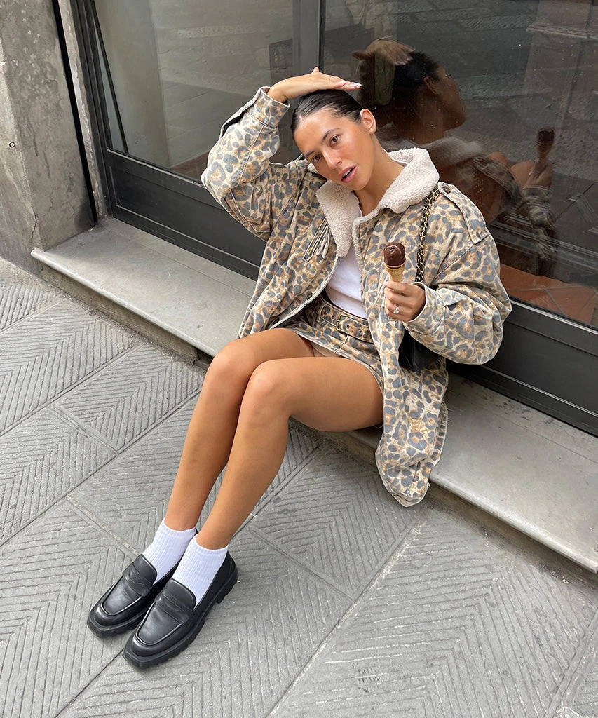 ELIAS FLATS BLACK LEATHER 2 ELIAS FLATS BLACK LEATHER - Image 2