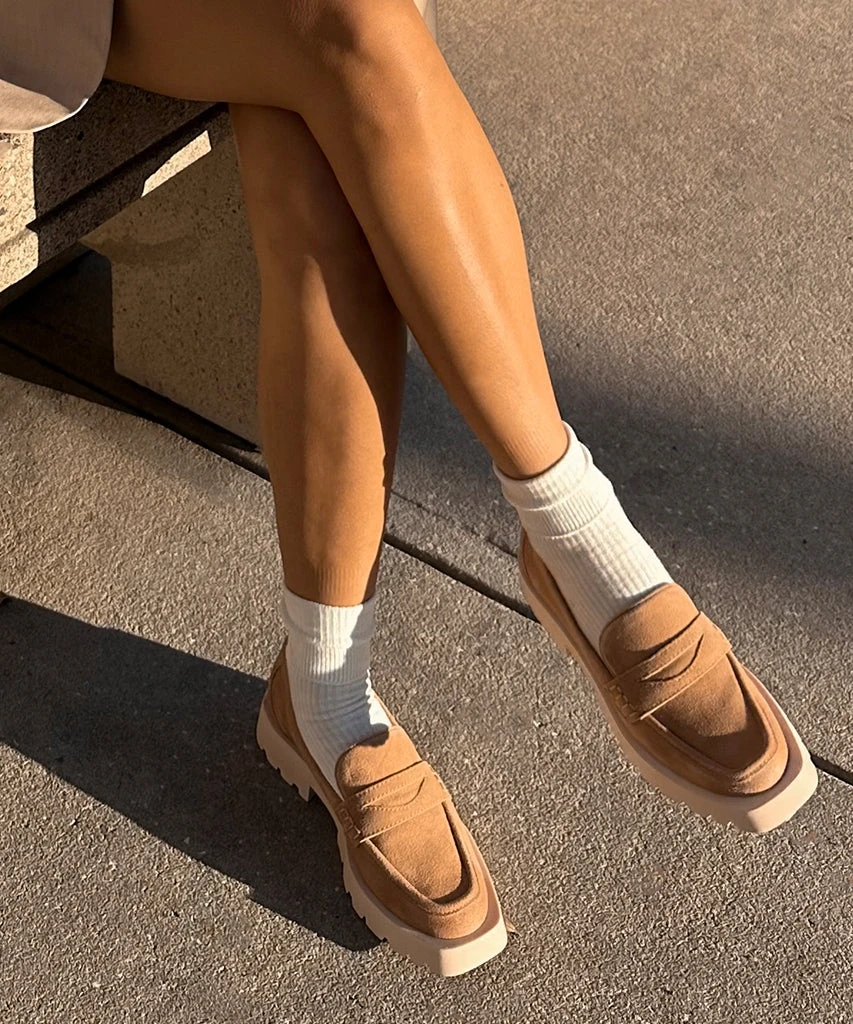 ELIAS FLATS TOFFEE SUEDE 4 ELIAS FLATS TOFFEE SUEDE - Image 4