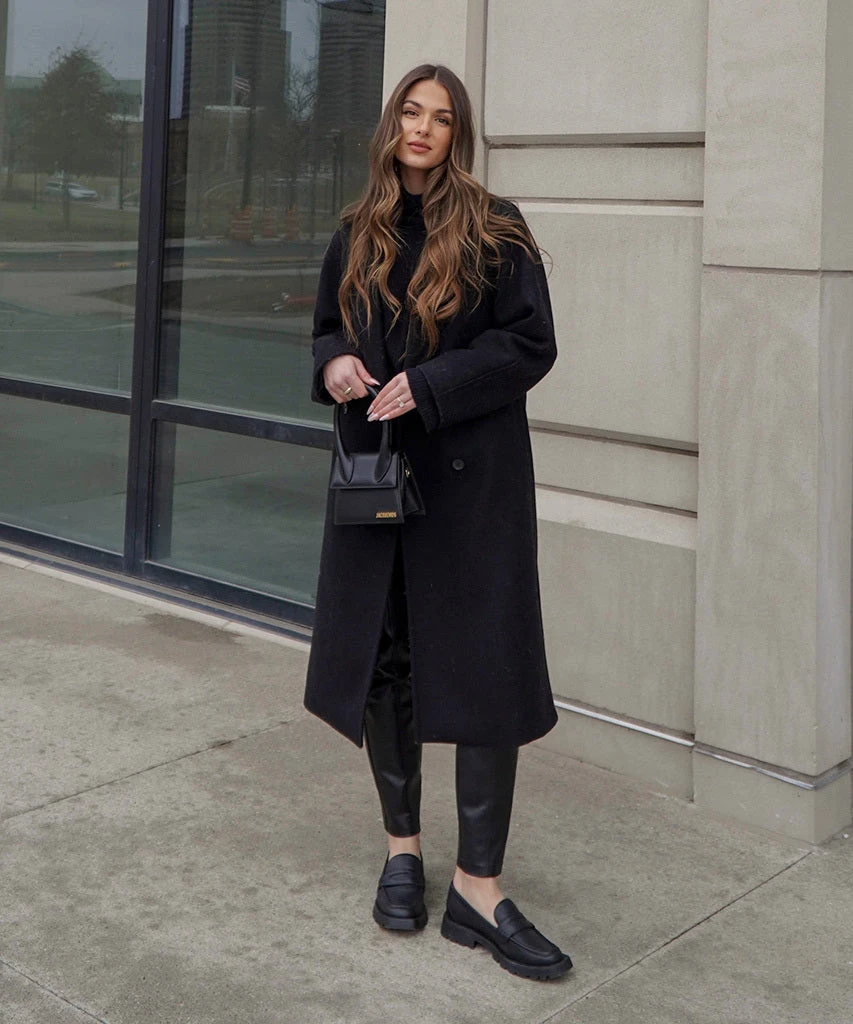 ELIAS FLATS BLACK LEATHER 4 ELIAS FLATS BLACK LEATHER - Image 4