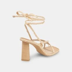 JOELLE HEELS LT NATURAL RAFFIA -Modish Shoe JOELLE LTNATRAFFIA 3
