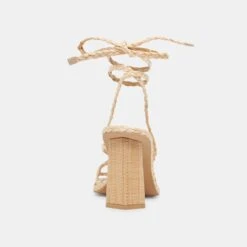 JOELLE HEELS LT NATURAL RAFFIA -Modish Shoe JOELLE LTNATRAFFIA 5