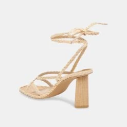 JOELLE HEELS LT NATURAL RAFFIA -Modish Shoe JOELLE LTNATRAFFIA 9