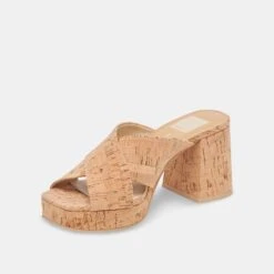 MARTIN HEELS NATURAL CORK -Modish Shoe MARTINNATCORK 8