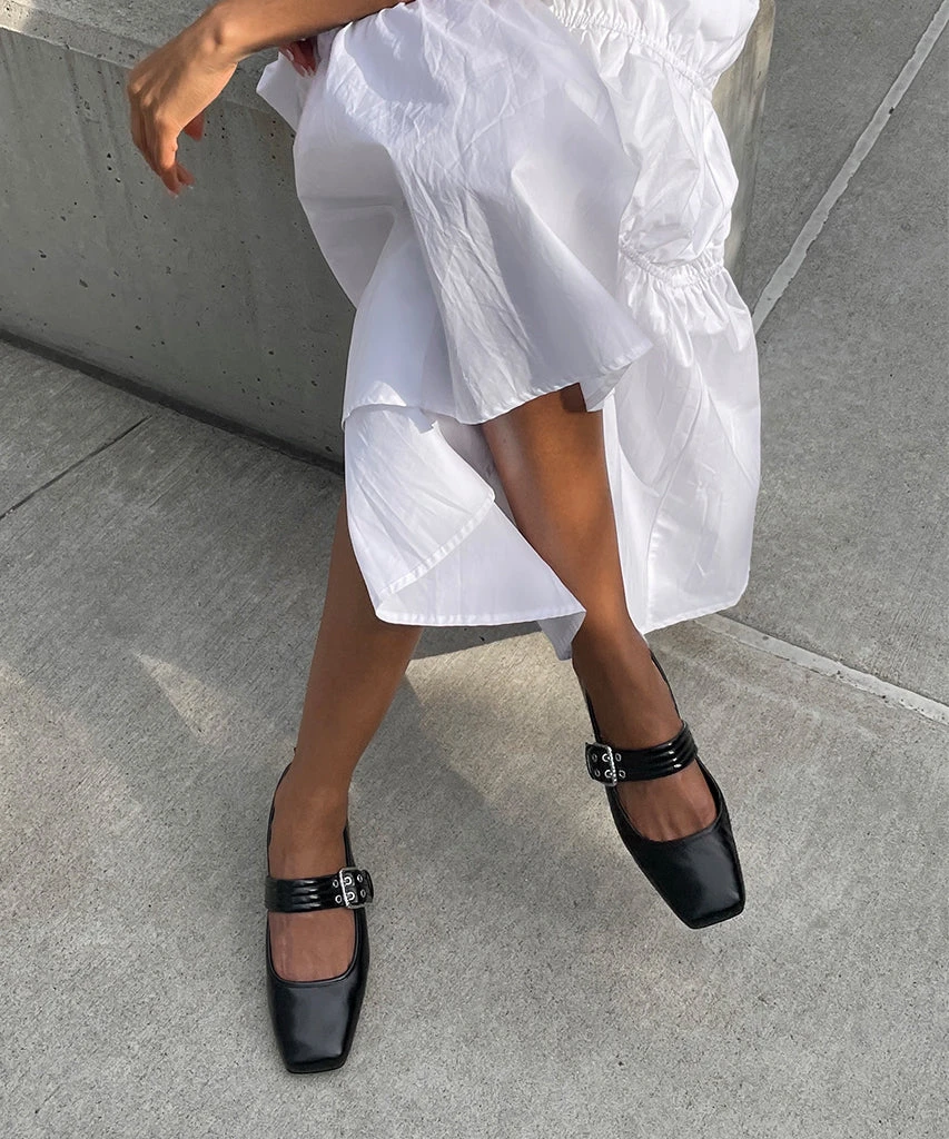 Dolce Vita ARORA BALLET FLATS MIDNIGHT CRINKLE PATENT 6 Dolce Vita ARORA BALLET FLATS MIDNIGHT CRINKLE PATENT - Image 6