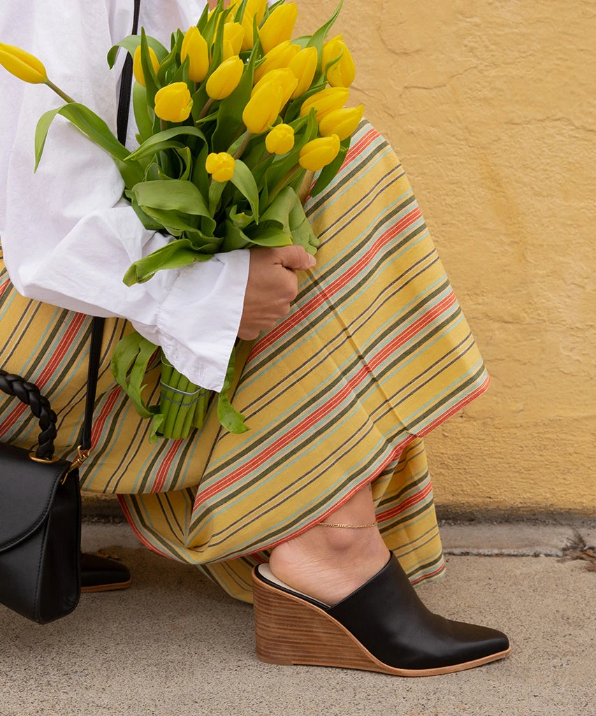 Dolce Vita BEEMA MULES BLACK LEATHER 2 Dolce Vita BEEMA MULES BLACK LEATHER - Image 2