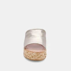 PABLOS SANDALS LIGHT GOLD METALLIC LEATHER -Modish Shoe download 48