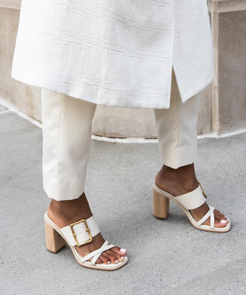 ONNIE HEELS SAND LEATHER 2 ONNIE HEELS SAND LEATHER - Image 2