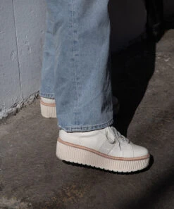 TIGER SNEAKERS WHITE LEATHER -Modish Shoe tiger 3